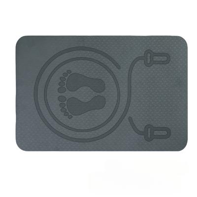 Tapis de corde à sauter en TPE insonorisant et absorbant les chocs, tapis de fitness silencieux pour la danse domestique, roue abdominale saine, coussin à double usage