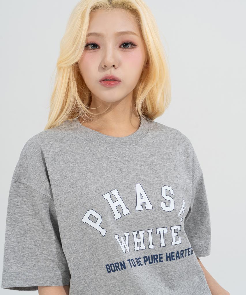 Peijeuhwaiteu [Phase_3] Pw College Tee_Melange / 8802026-St08