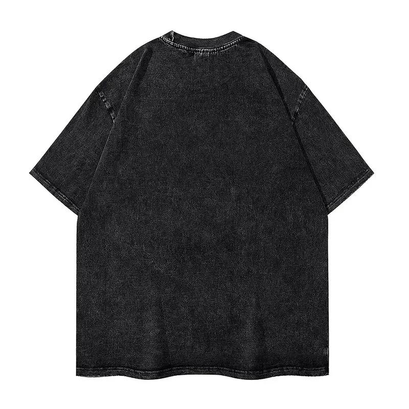 Never Forget Sarcastic Washed T-Shirt Man Music Cassette Y2K Retro Loose T-Shirts Beach Comfortable Cute Tees Oversized Clothes