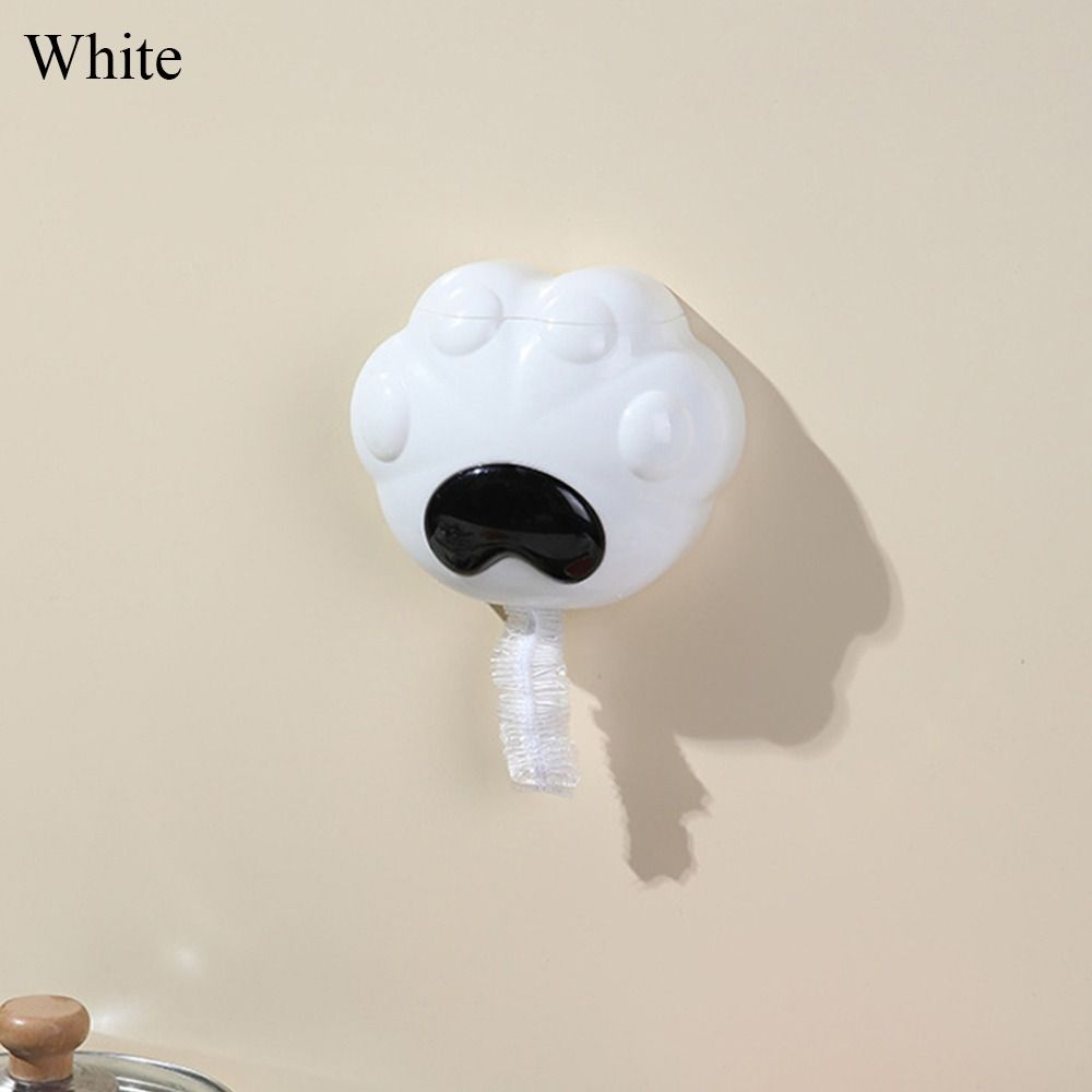 

Пластиковая коробка для хранения пищевой пленки в форме кошачьего когтя, пылезащитная коробка для дома белый