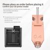 For Flashforge AD5X Nozzle Upgrade Detachable 0.4 0.6 0.25 0.8mm for Flashforge AD5X Hotend Extruder Quick Release Heater Block