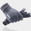 Suede Gloves Men's Winter Warm Fleece Extended Luo Kou Cycling Sports Touch Screen Women's Bicycle Gloves