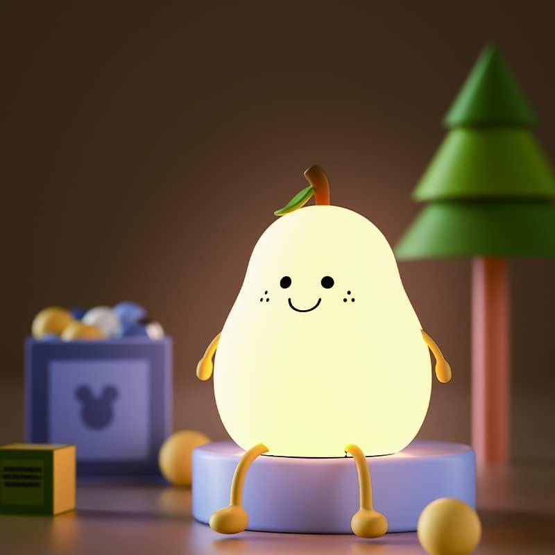 Night Light, Nursing Room Light, Table, Bedside Lamp, Cute LED Warm Color Light, Timer Setting, USB Rechargeable, Made of Silicone, Indirect