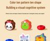 Montessori Bead Maze & Building Blocks for Babies, Ages 6 Months To 2 Years - Early Education Puzzle