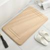 Ultra Soft Non-slip Memory Foam Bath Mat Quick Dry Water Absorbent Bath Rug Shower Tub Machine Washable Bathroom Rug