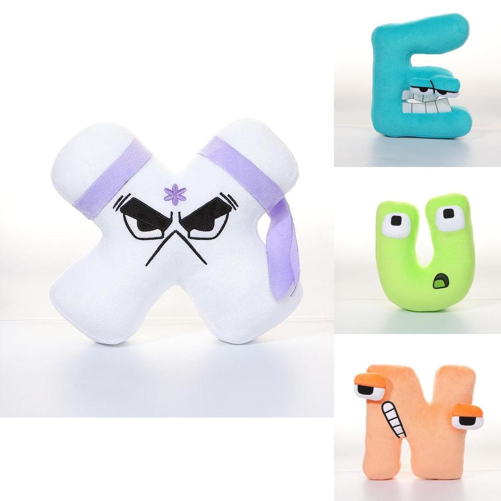 Adorable Alphabet Lore Letter A Plush Dolls Baby Educational Toys