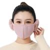 Women's Winter 2024 Warm Earmuffs with Cotton Windproof Mask - Plush, Coldproof, Plus Velvet Two-in-One Design