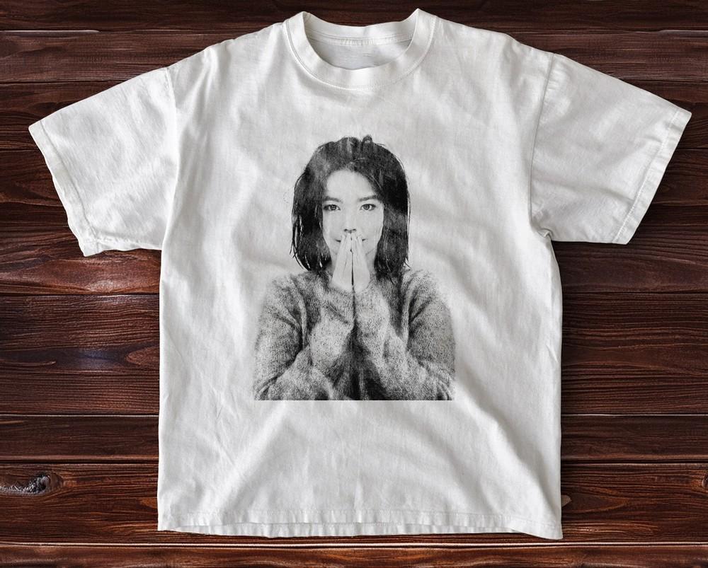 

Björk Debut Album Singer Retro White Unisex TShirt Size S5XL Unisex T-Shirt S