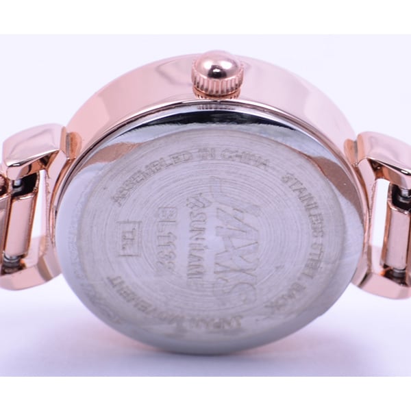 J-AXIS Women's BL1132-PG (Fashion Watch Sun Flame) Round Watch Gold *Pink Gold Alloy Analog