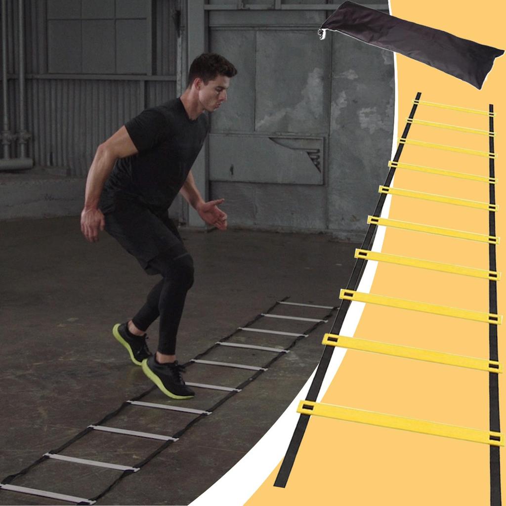 1 Set Abnehmbare Speed-Agility-Trainingsleiter für Fußball, Tragbare Sportausrüstung mit verbesserter Mobilität und Koordination
