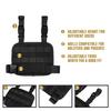 Leg Drop Platform MOLLE Adjustable Leg Drop Panel Thigh MOLLE Rig with Adjustable Waist Belt and Thigh Straps