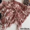Cotton Linen Square Scarf 58cm Bandana Scarves High Quality Women's Silk Scarf  Neck Decorative