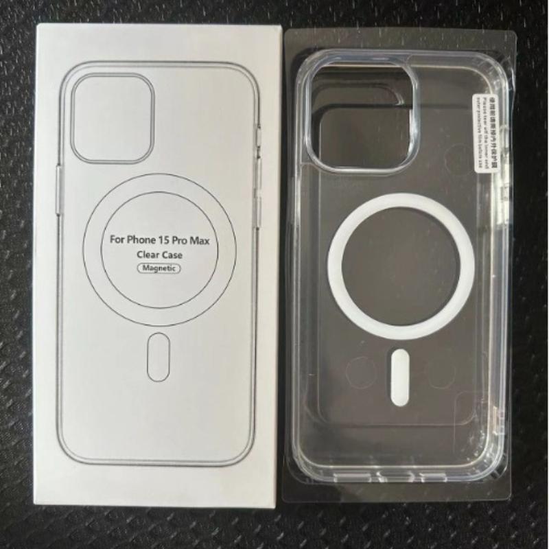 

Clear MagSafe Magnetic Shockproof Phone Case for iPhone 15 14 13 Pro Max Anti-Yellow Transparent Cover iphone7/8Plus