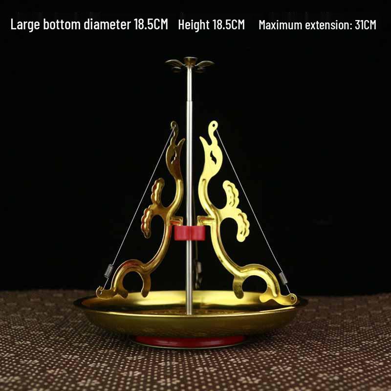 Adjustable Bamboo Incense Holder for Sticks and Coils