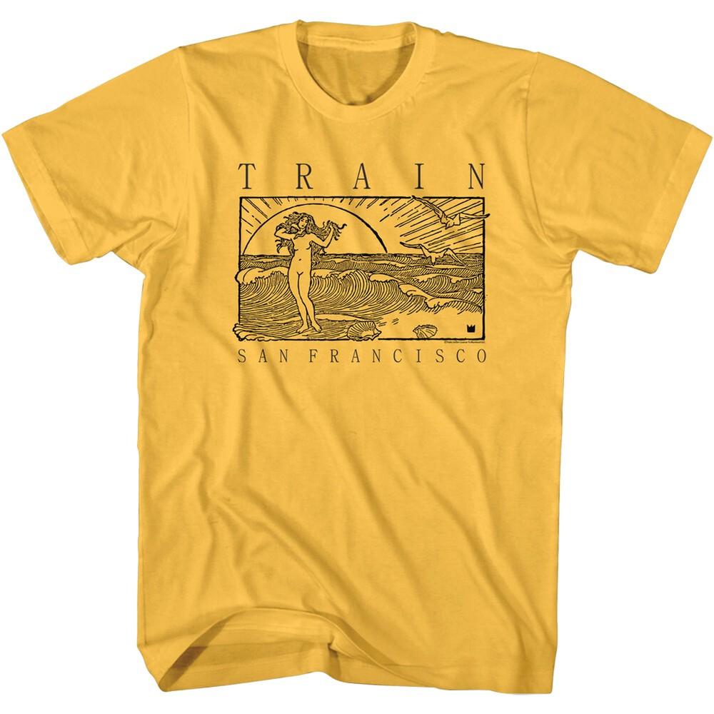 Train Mermaids of Alcatraz Men s T Shirt California 37 Album 90s Rock Band Unisex T-Shirt XXL