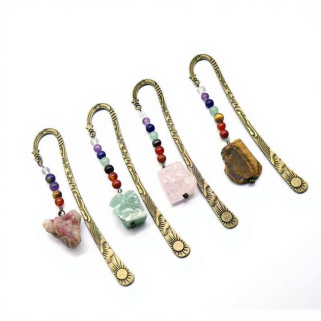 Donghai Healing Crystals Meditation Stones Beads Wire Wrapped Selenite Stick Reik Chakra Crystal Wand for Yoga Meditation Gifts