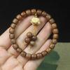 8mm Straight Cut Black Rosewood Bracelet Lotus Cat Paw Design Ladies Wooden Gift Hand Ornament