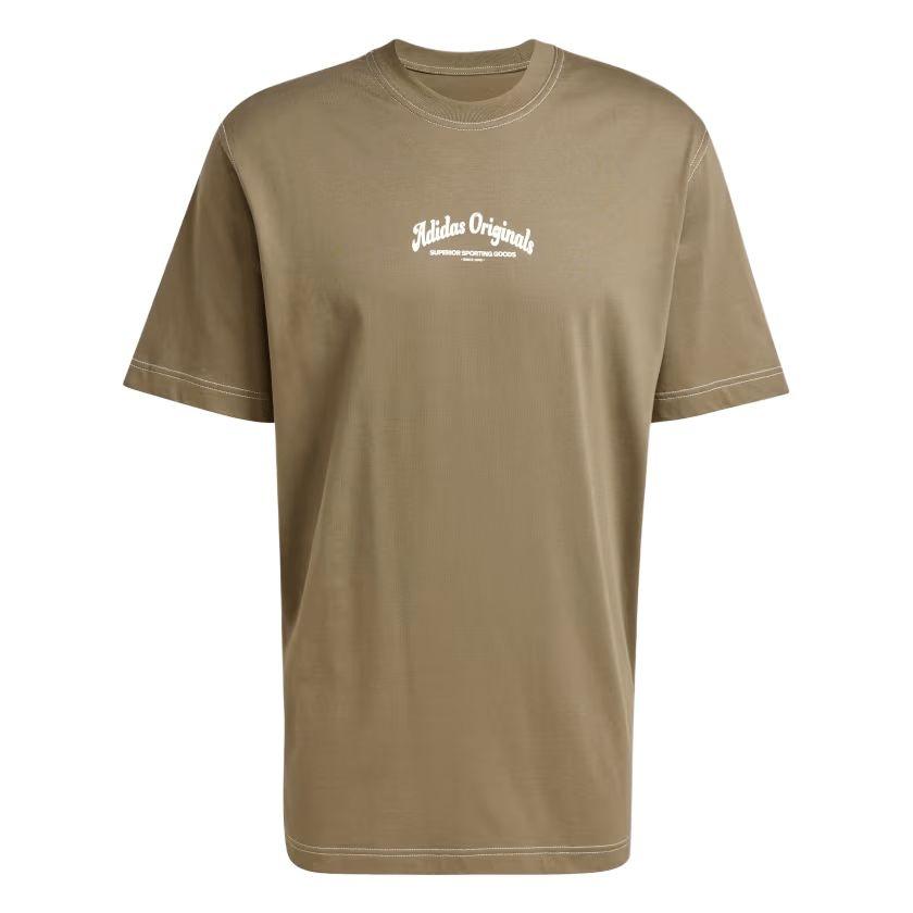adidas Wabash T-Shirt Asia Sizing  Olive Green  Men s JP4476 M