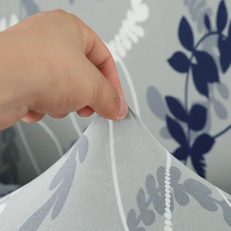 Sofaovertrekk med stort skjørt i europeisk stil, universalstoff for alle fire årstider, sklisikkert sofaovertrekk, full dekning, sofahåndkle med pute