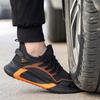 Breathable Lightweight Work Shoes For Men Comfortable Soft Safety Shoes European Standard Safety Shoes Sport Steel-Toed Shoes
