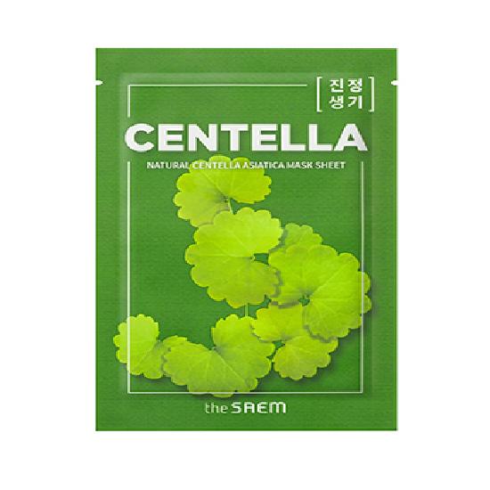 1+1 THESAEM Natural Mask Pack (Choose 1 of 5: Centella Asiatica, Cucumber, Rice, Avocado, or Tea Tree)