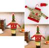 Christmas Knit Sweaters Wine Bottle Decor For Holiday Atmosphere