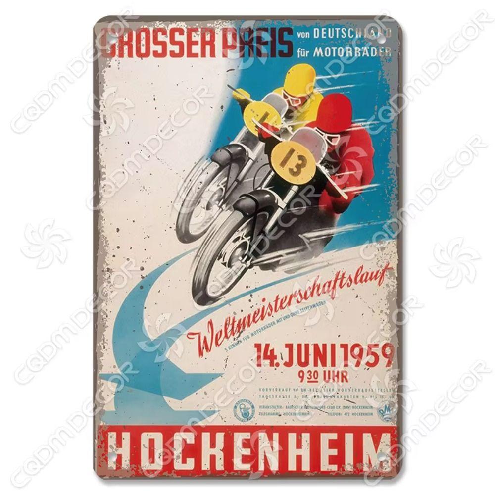 

Metal Sign Retro Motorcycle Legend Wall Art Aluminum 20x30 cm