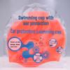 SHENYU Extra Large Silicone Swim Cap for Long Hair with Ear Protection, Multi-Color