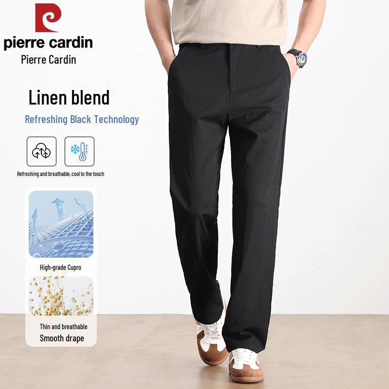Pierre Cardin Men s Summer Straight-Fit Casual Pants 33