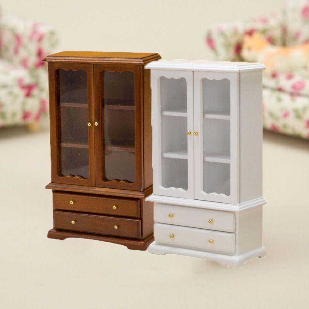 1:12 Pretend Play Toy Wooden Doll House Accessories Miniature Furniture Model  Kids