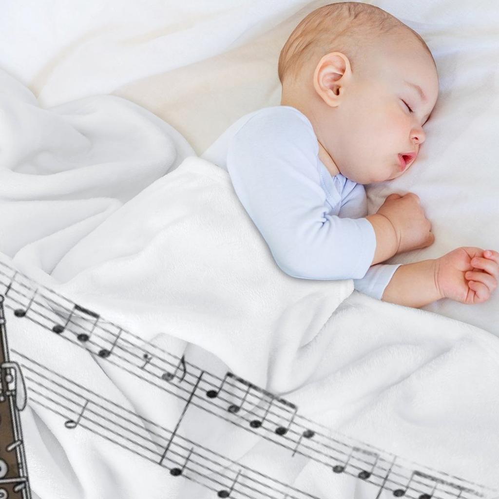 Oboe Player Oboist Woodwind Musician (Colour) Throw Blanket For Baby For Sofa Thin Luxury Sofa Quilt Blankets