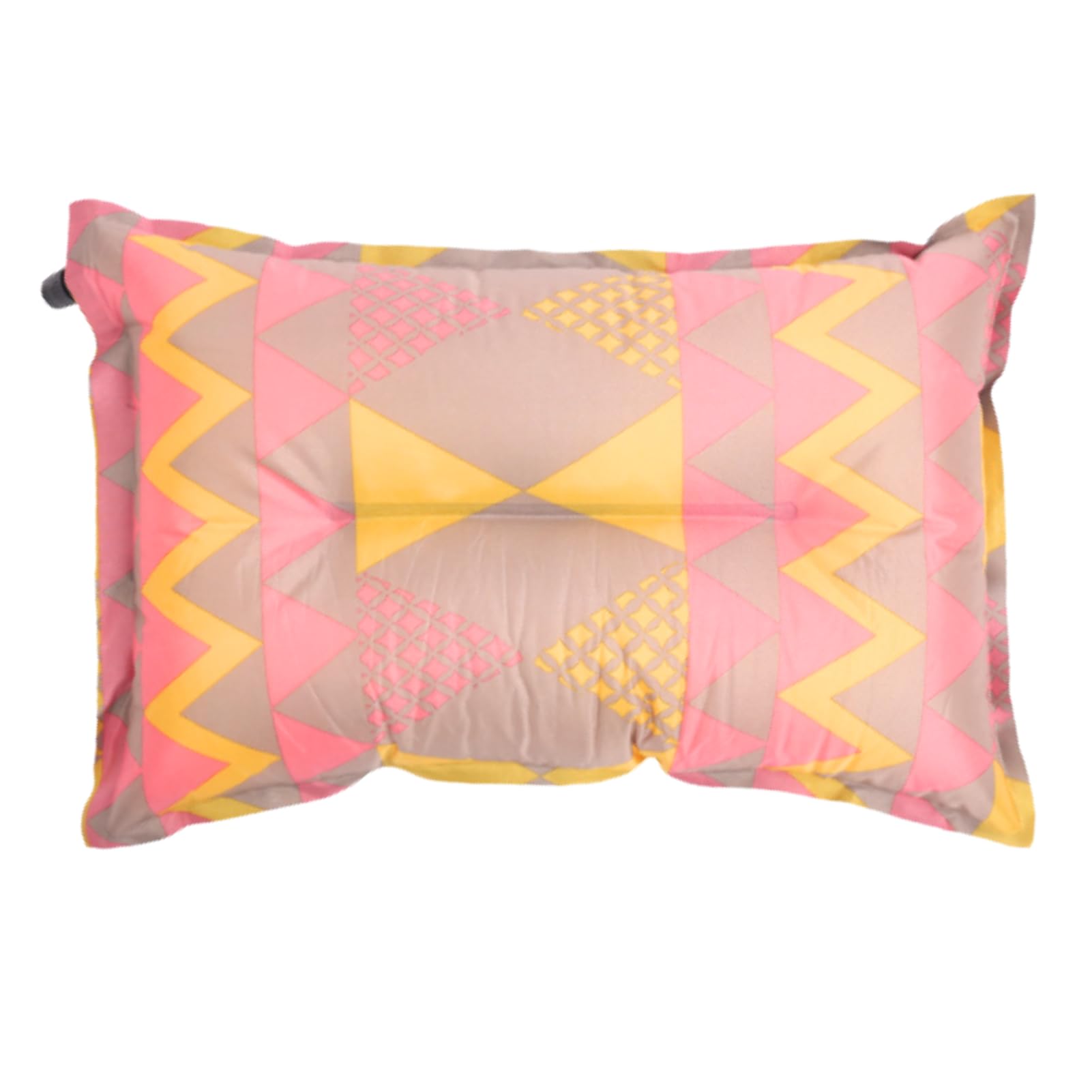 

Uccellino Ethnic Air Pillow, Self-Inflating, Lightweight, Waterproof, Compact Storage, Outdoor Pillow, Travel Pillow (Pink)