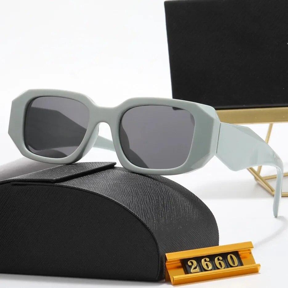 2024 Novos óculos de sol quadrados elegantes para mulheres e homens, óculos de sol de luxo, vintage, irregular, personalidade, para dirigir, praia