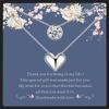 S925 Sterling Silver Heart Pendant Double Layer Necklace for Women - Versatile Clavicle Chain Gift