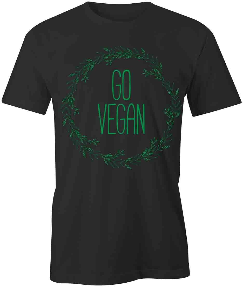 GO VEGAN TShirt Tee Short-Sleeved Cotton CLOTHING S1BSA253 XXL