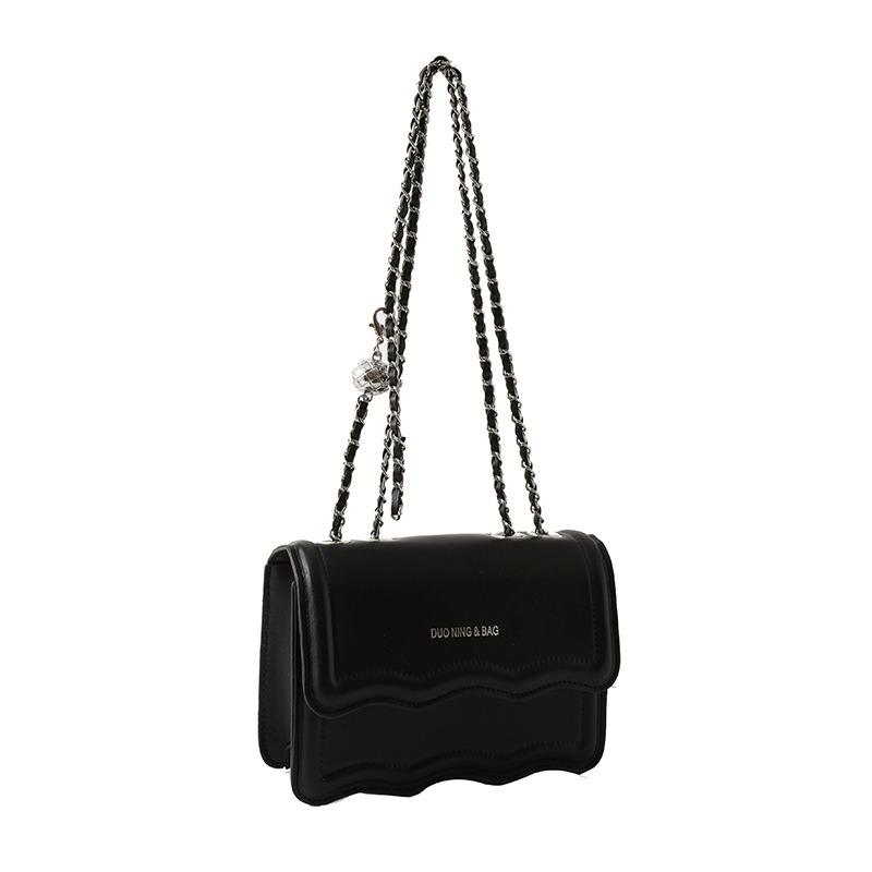 Chain Small Square Bag Spring New Niche Design Fashionable and Simple Underarm Shoulder Bag Casual Messenger Women's Bag