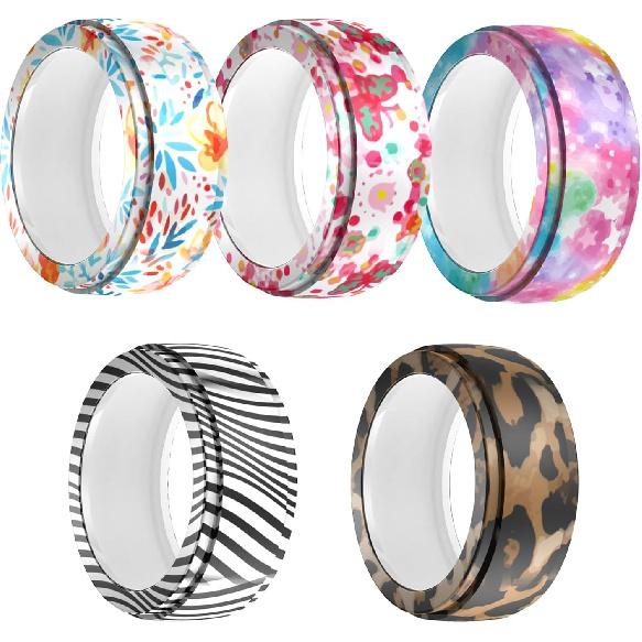 Ring Cover Compatible for Oura Ring Gen 4/Oura Ring Gen3/Samsung Galaxy Ring Protector Case, Rubber Ring Protector Cover for Oura Ring Gen 4 3