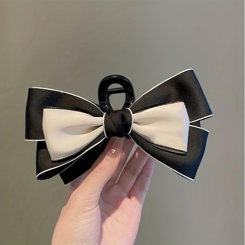 1PC Fashionable and Elegant Foreign Style Big Bow Hair Accessories, High Sense Versatile Women s Hair Accessories Headgear