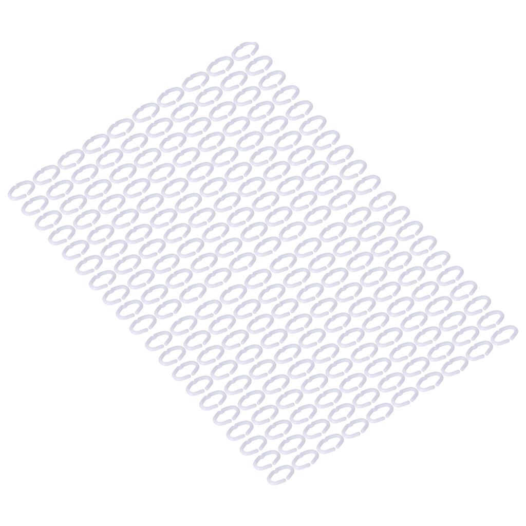 200PCS PP Plastic Chicken Beak Clasps Reusable Rooster Mouth Snap Ring Poultry Farming SuppliesS