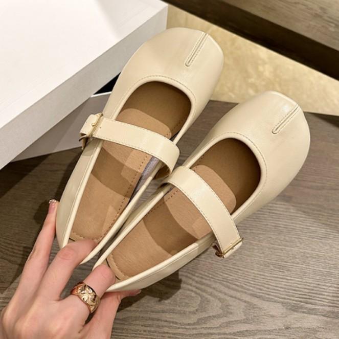 Sheepskin Version~ Round Head Doudou Shoes Women's 2025 New Late Evening Wind French Mary Jane Shoes Versatile Shallow Mouth Single Shoes