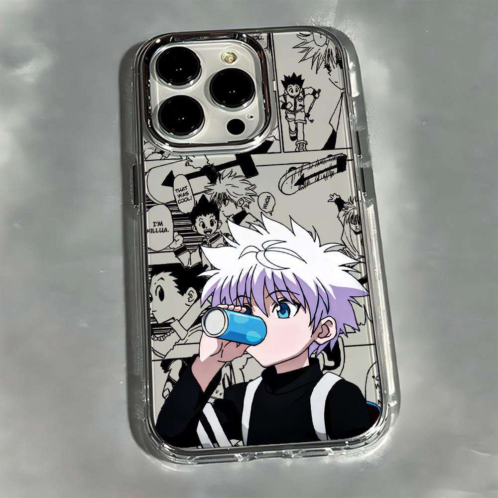 

Чохол для телефону з аніме Кілуа Hunter X Hunter Для iPhone 17e 17 16e 16 15 14 13 12 11 mini Pro Max X XR XSMAX Air Plus Прозорий iPhone 17 Air