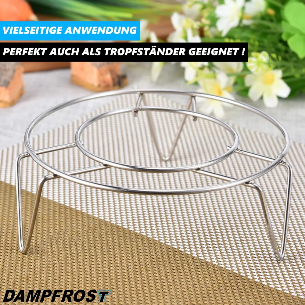 Grille de cuisson à la vapeur, insert en acier inoxydable, support de cuisson à la vapeur