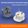 1PCS EU Plug Adapter Universal Input Socket Converter US UK AU CN to European Outlets Adapter Electric Socket Outlet CN to EU