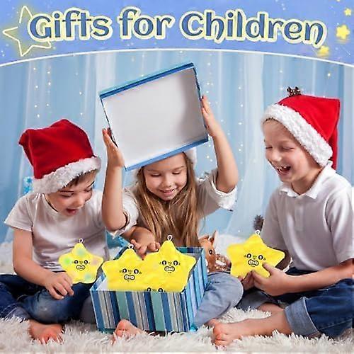 Dancing Talking Angry Star Kids Interactive Toys with Lights and Music - Cute Moving Starfish Keychain Backpack Pendant