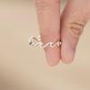 S925 Sterling Silver Sea Wave Luxury Ring - Women's High-End Fashion, European and American Style, Index Finger Design