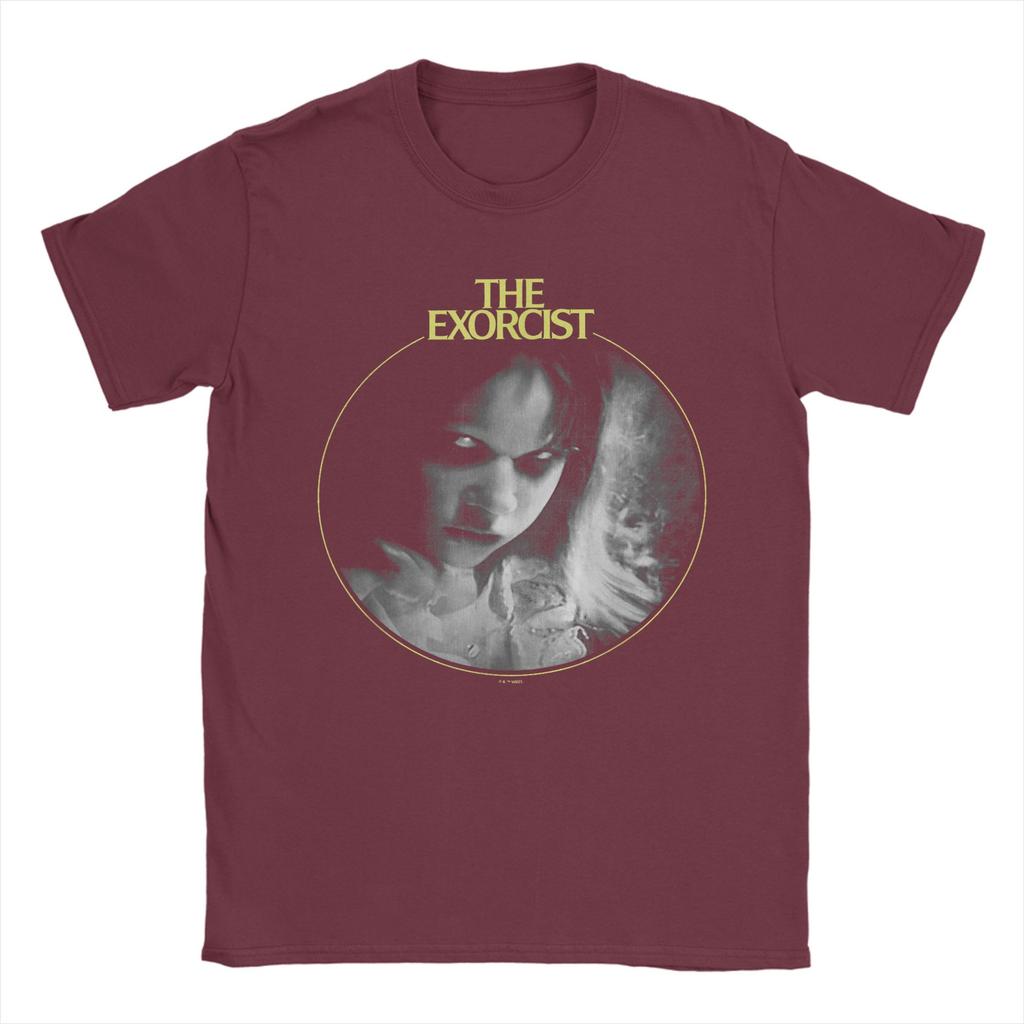 The Exorcist Scary Film TShirt Summer Cotton T Shirts For Man Harajuku Design Tee Shirt ShortSleeved Y2K Basic Top Tees