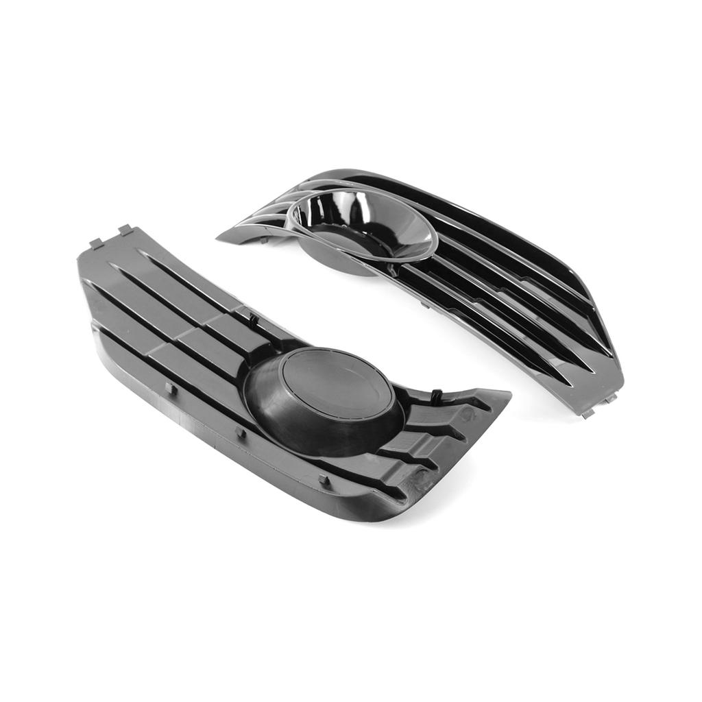 Front Bumper Fog Grill Cover Premium Quality Fog Light Cover Replacement for Volkswagen T5 T5.1 Sportline 2010 2015
