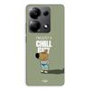Phone Case - MANIACASE - Xiaomi Redmi Note 13 Pro 4G - Silicone - Black - Chill Guy