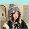 Knitted Hat For Women Winter Warmth Acrylic Casual Fashion Facesmall Cap