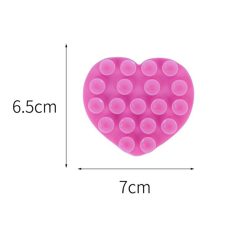 1Pc Backed Adhesive Sucker Pad For Fixed Pad Double Side Silicone Suction Pad For Mobile Phone Fixture Suction Cup
